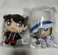 【新品未使用】名探偵コナン　工藤新一　怪盗キッド　ぬいぐるみマスコット