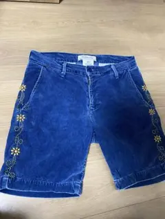 レミレリーフスタッズコーデュロイ ショートパンツ HTC