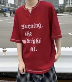 sedacle ステッチキーネックワッフルTシャツ Tシャツ カットソーのサムネイル