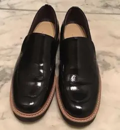 再値下ルタロン晴雨兼用ブラックローファー厚底　23cm ダイアナ　RANDA