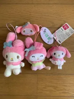 【早い者勝ち】マイメロディ マスコット キーホルダー 4点セット