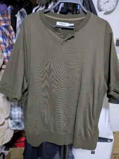 最終値下nonnative T-NECKPULLOVER　COTTONSWEAT