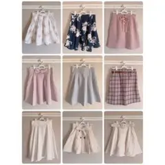 綺麗め・量産型スカート 9点セット まとめ売り