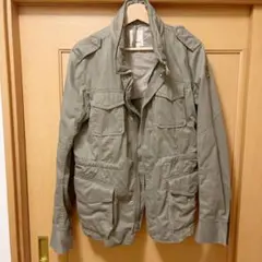 美品 DIESEL メンズ ミリタリージャケット カーキ ビンテージ風