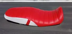 CBX400F 赤 エナメル40cm 三段シート/補強入 レッドCBX550F - メルカリ