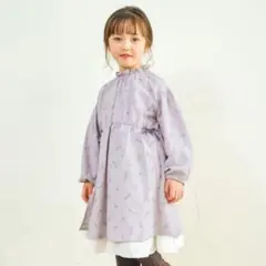 タグ付きアプレレクール　花柄コットンワンピース140cm