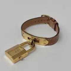 最終値下】HERMES ケリーウォッチ ゴールド パドロック - メルカリ