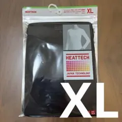 新品未使用☆UNIQLOヒートテック クルーネックT XL ブラック　定番