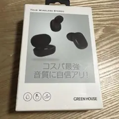 GREEN HOUSE GH-TWST-BK ワイヤレスイヤホンのサムネイル