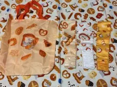 匿名配送 パンどろぼう トートバック ヘアバンド セット ガチャ