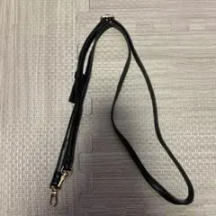 ブラック レザー ショルダーストラップ