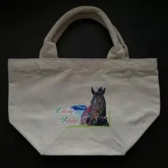 ラスト1点　まねき馬　リバティアイランド 馬デザイン ミニトートバッグ　新品
