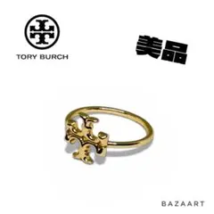 TORY BURCH トリーバーチ ゴールド リング 指輪 クロスロゴ