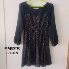 【極美品】MAJESTIC LEGON 星柄チュニック ミニワンピース ブラウス