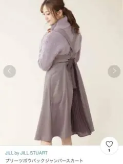 ジルスチュアート  ワンピース　チェック　バックリボン