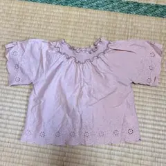 プティマイン 花柄 ブラウス 100サイズ