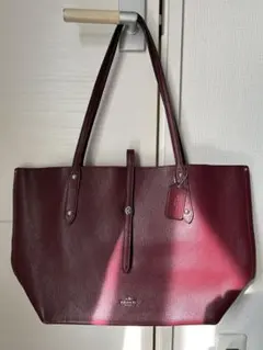 coach マーケット トート ボルドー