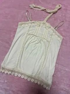 希少 アクシーズファム レース キャミソール 姫ギャル Coquette y2k 