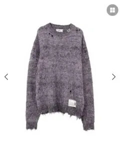 新品 JNBY デニム×ニット denim×knit sweaterライトグレー - メルカリ