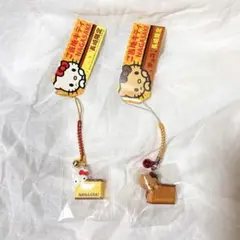 ご当地 未使用 長崎限定 カステラ 2004 ストラップ 2種 ハローキティ