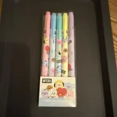 BT21 TWIN HIGHLIGHTER 5本セット 蛍光ペンのサムネイル
