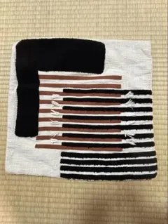 PARALLEL クッションカバー 45cm角 ブラウン