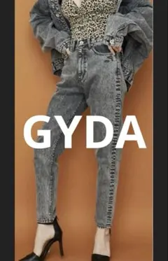 GYDA デニムパンツ ケミカルウォッシュ ハイウエスト XSのサムネイル