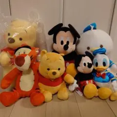 ミッキーマウス ぬいぐるみセット 5体
