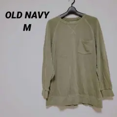 OLD NAVY 長袖Tシャツ 【M】 オリーブグリーン レディース