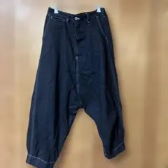 SALE‼️ gomme/ゴム　ブラック サルエルパンツ