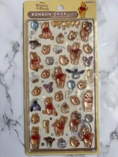 くまのプーさん ボンボンドロップシール　正規品
