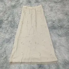 シルク95% エヴェックスバイクリツィア ロングスカート マキシ丈 40