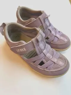 IFME イフミー19cm ♡キッズ水陸両用サンダルパープル♡ウォーターシューズ