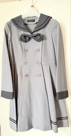 卒業式　145センチから155センチ　グレー セーラー襟 フォーマルドレス