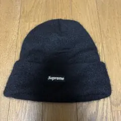Supreme 黒 ニット帽
