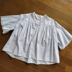 未使用級☆36☆マッキントッシュフィロソフィー☆リネンブラウス 