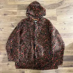 今週中値下げ　新品同様キャルオーライン　cal o line 豹柄フリースコート