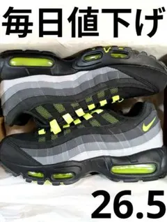 毎日値下げ　海外限定　ナイキ エアマックス 95 ブラックネオン ☆ほぼ新品☆