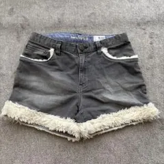 【GapKids】ボア付きデニムショートパンツ 160
