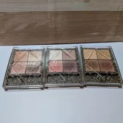 中古品CEZANNE アイシャドウパレット 3点セット