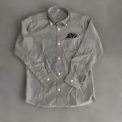 ストライプ ボタンダウンシャツ 140