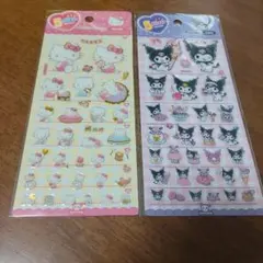 サンリオ　５サイズステッカー ハローキティ　クロミ　2点セット　韓国