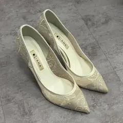 DIANA 刺繍　ブライダルシューズ