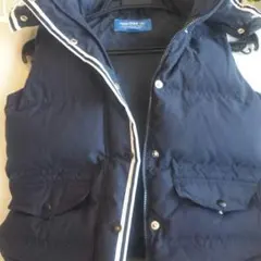 アディダス　オリジナルス　ダウンベスト　ネイビー