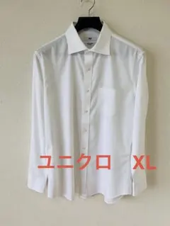 ④ ユニクロ　XL ノンアイロン ワイシャツ　長袖シャツ　ドレスシャツのサムネイル