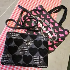 未使用品　Think Bee! ショルダーバッグ ハート柄　かわいい♡のサムネイル