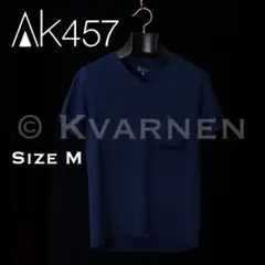 AK457 POCKET SW V NECK TEE サイズM ネイビー 2