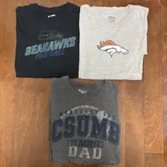 Tシャツ 3点セット 2XL NFL champion Reebok