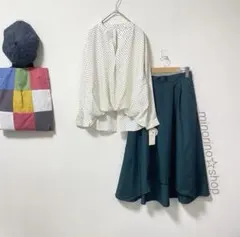 earth music&ecology ❤︎ブラウス+スカート SET2点 DG