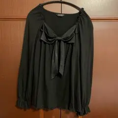 インゲボルグ　リボン長袖カットソー　11号サイズ